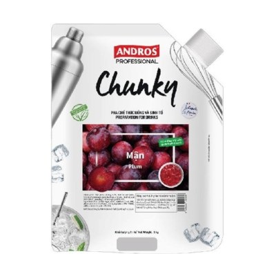 ANDROS PROFESSIONAL CHUNKY MẬN TÚI 1KG/ CHUNKY PLUM 1KG