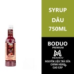 Syrup Boduo Premium 750ml Dâu