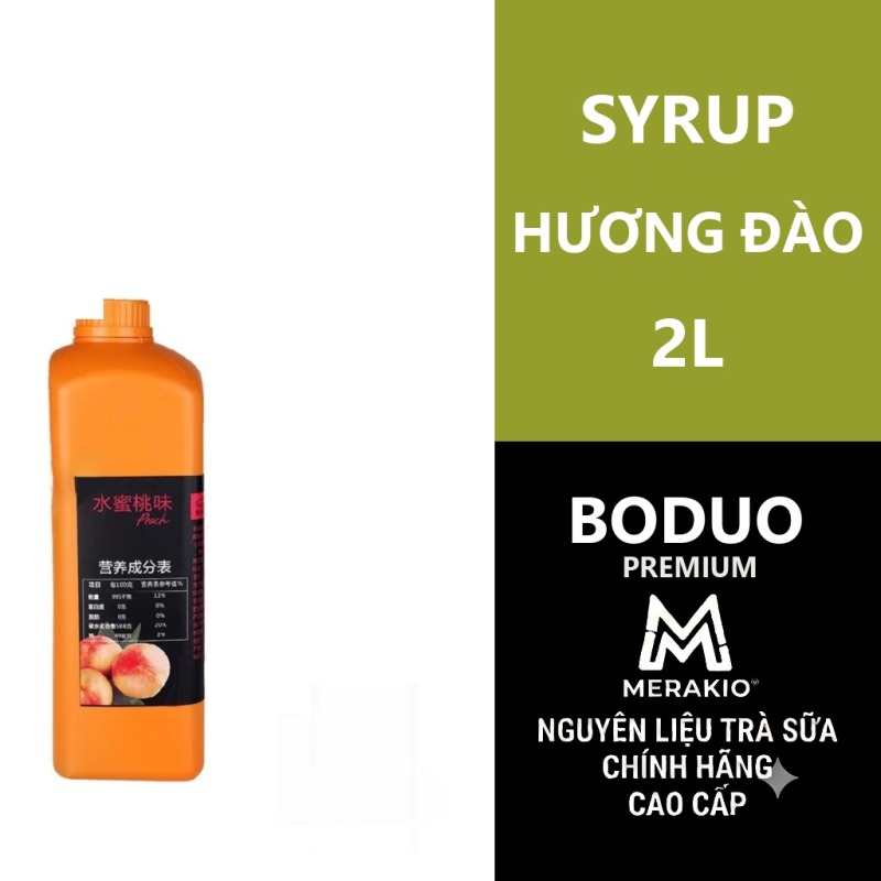 Syrup boduo 2L Hương Đào