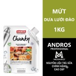 ANDROS PROFESSIONAL CHUNKY DƯA LƯỚI & ĐÀO TÚI 1KG/ MELON & PEACH CHUNKY