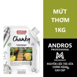 ANDROS PROFESSIONAL MỨT CHUNKY THƠM TÚI 1KG/ PINEAPPLE CHUNKY