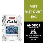 ANDROS PROFESSIONAL MỨT CHUNKY VIỆT QUẤT TÚI 1KG/ BLUEBERRY CHUNKY